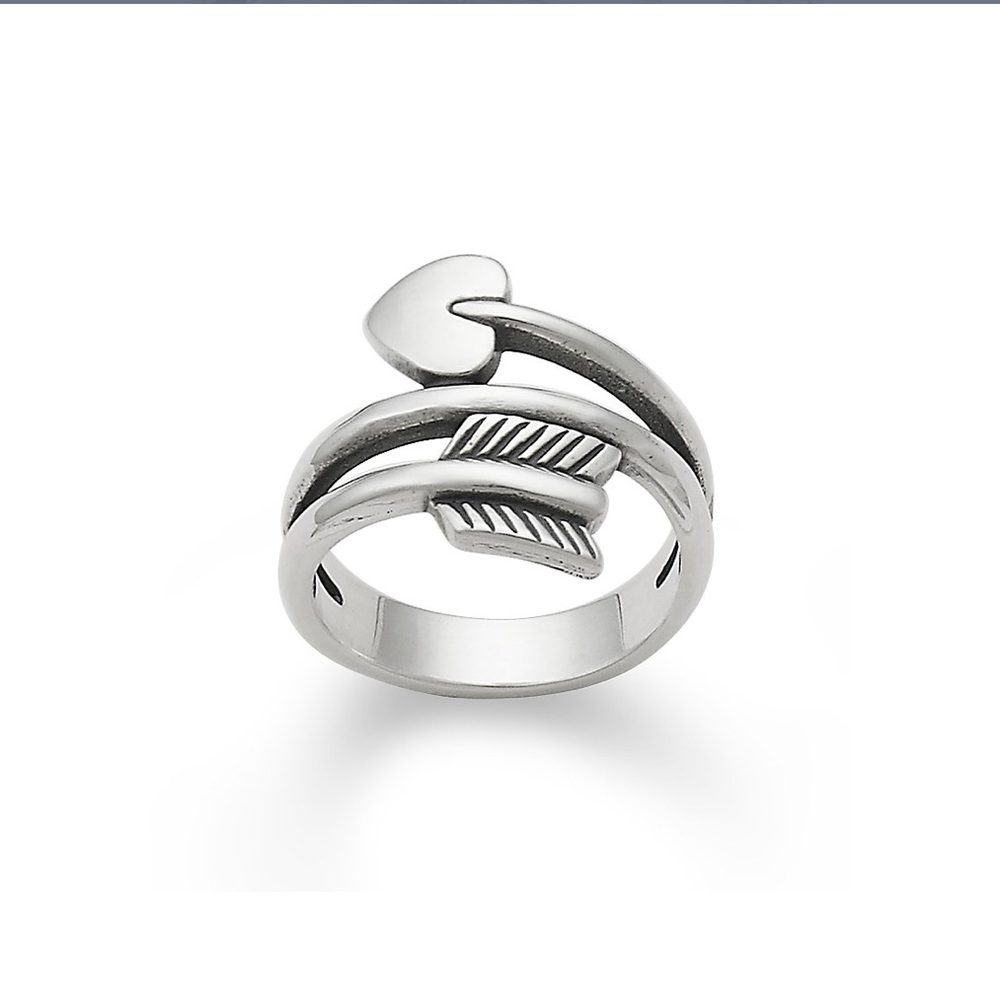 James Avery Arrow and Heart Ring Size 6